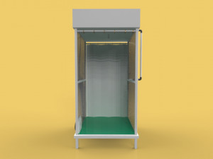 3D DISINFECTION CHAMBER CORONA COVID-19 SANITIZATION TUNNEL DISINFECTANT 3D Модель