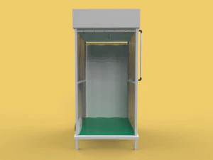 3D DISINFECTION CHAMBER CORONA COVID-19 SANITIZATION TUNNEL DISINFECTANT 3D Model