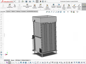 3D DISINFECTION CHAMBER CORONA COVID-19 SANITIZATION TUNNEL DISINFECTANT 3D Model