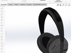 WIRELESS HEADPHONES EARPHONES HEADSET model 3D Model