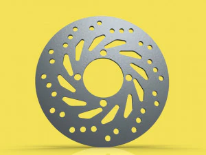 3D MOTORCYCLE DISC BRAKE MOTORBIKE model 3D Model