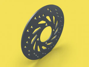 3D MOTORCYCLE DISC BRAKE MOTORBIKE model 3D Model