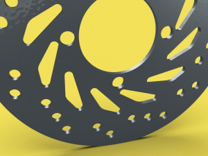 3D MOTORCYCLE DISC BRAKE MOTORBIKE model 3D 모델