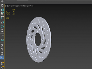 3D MOTORCYCLE DISC BRAKE MOTORBIKE model 3D 모델