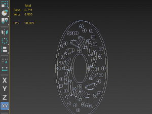 3D MOTORCYCLE DISC BRAKE MOTORBIKE model 3D 모델