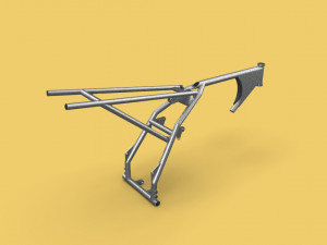 MOTOCROSS DIRT BIKE SUPERMOTO TRAIL FRAME CHASSIS MOTORCYCLE MOTORBIKE 3D Модель