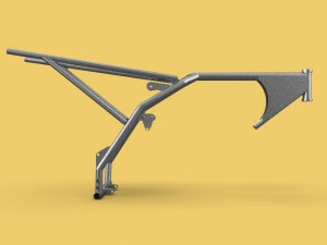 MOTOCROSS DIRT BIKE SUPERMOTO TRAIL FRAME CHASSIS MOTORCYCLE MOTORBIKE Model 3D