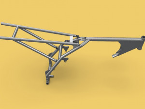MOTOCROSS DIRT BIKE SUPERMOTO TRAIL FRAME CHASSIS MOTORCYCLE MOTORBIKE Model 3D