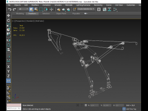 MOTOCROSS DIRT BIKE SUPERMOTO TRAIL FRAME CHASSIS MOTORCYCLE MOTORBIKE Model 3D