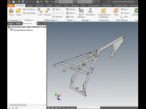 MOTOCROSS DIRT BIKE SUPERMOTO TRAIL FRAME CHASSIS MOTORCYCLE MOTORBIKE Model 3D