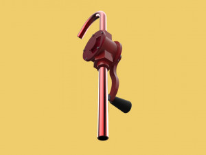 HAND ROTARY OIL DRUM PUMP FUEL BARREL model Modelo 3D