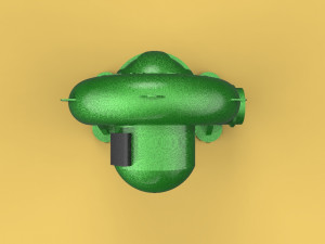 INDUSTRIAL AIR BLOWER TURBINE CENTRIFUGAL FAN ELECTRIC Model 3D