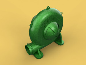 INDUSTRIAL AIR BLOWER TURBINE CENTRIFUGAL FAN ELECTRIC Model 3D