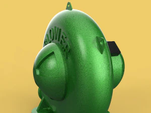 INDUSTRIAL AIR BLOWER TURBINE CENTRIFUGAL FAN ELECTRIC 3D Model