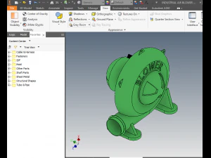 INDUSTRIAL AIR BLOWER TURBINE CENTRIFUGAL FAN ELECTRIC 3D Model