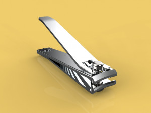 3D NAIL CLIPPER STAINLESS STEEL model 3D Модель