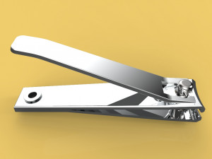 3D NAIL CLIPPER STAINLESS STEEL model 3D Model