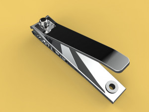 3D NAIL CLIPPER STAINLESS STEEL model 3D Model
