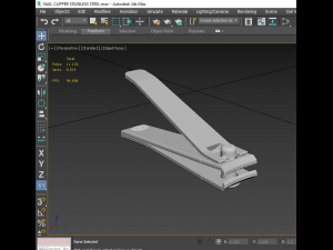 3D NAIL CLIPPER STAINLESS STEEL model 3D Model