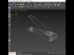 3D NAIL CLIPPER STAINLESS STEEL model 3D Model
