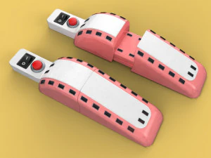 COMPACT SHOE AND BOOT DRYER 3D Model