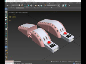 COMPACT SHOE AND BOOT DRYER 3D Model