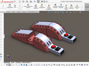 COMPACT SHOE AND BOOT DRYER 3D Model