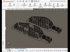 COMPACT SHOE AND BOOT DRYER 3D Model
