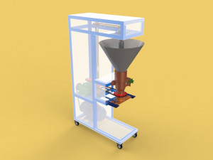 MEATBALL MAKER MACHINE FOR MEAT BALL FORMING MOLDING 3D Model