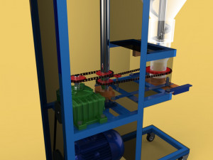 MEATBALL MAKER MACHINE FOR MEAT BALL FORMING MOLDING 3D Model