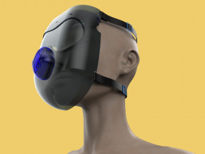 FACE SHIELD FACE MASK MASKER SAFETY MEDICAL FACESHIELD 3D 3D-Modell