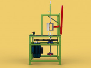 COCONUT CUTTER PEELER DEHUSKING MACHINE TOOL DEHUSKER SKIVER 3D Model