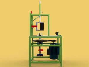 COCONUT CUTTER PEELER DEHUSKING MACHINE TOOL DEHUSKER SKIVER 3D Model