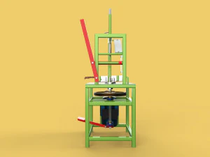 COCONUT CUTTER PEELER DEHUSKING MACHINE TOOL DEHUSKER SKIVER 3D Model
