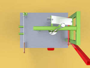 COCONUT CUTTER PEELER DEHUSKING MACHINE TOOL DEHUSKER SKIVER 3D Model