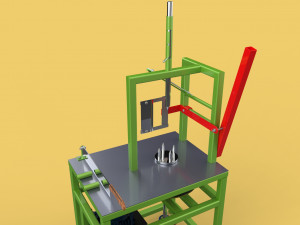 COCONUT CUTTER PEELER DEHUSKING MACHINE TOOL DEHUSKER SKIVER 3D Model