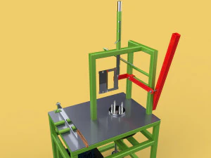 COCONUT CUTTER PEELER DEHUSKING MACHINE TOOL DEHUSKER SKIVER 3D Model