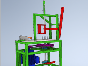 COCONUT CUTTER PEELER DEHUSKING MACHINE TOOL DEHUSKER SKIVER 3D Model
