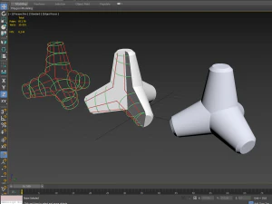 TETRAPOD BREAK WATER SEAWALL ARMOURING 3D Model
