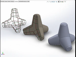 TETRAPOD BREAK WATER SEAWALL ARMOURING 3D Model