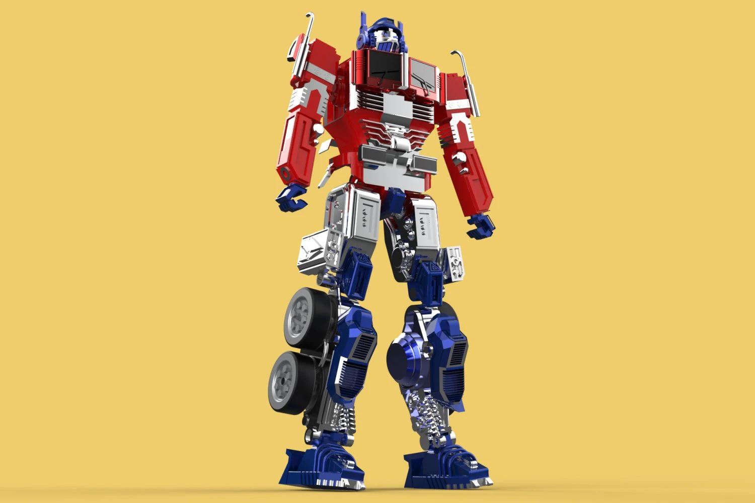 3D OPTIMUS PRIME TRANSFORMERS AUTOBOTS 3D Model .c4d .max .obj .3ds .fbx .stl .blend 