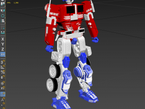 3D OPTIMUS PRIME TRANSFORMERS AUTOBOTS 3D मॉडल