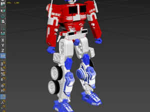 3D OPTIMUS PRIME TRANSFORMERS AUTOBOTS 3D Model