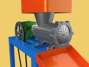 ELECTRIC MEAT GRINDER MACHINE SAUSAGE MAKER FOOD MINCER 3D Модель