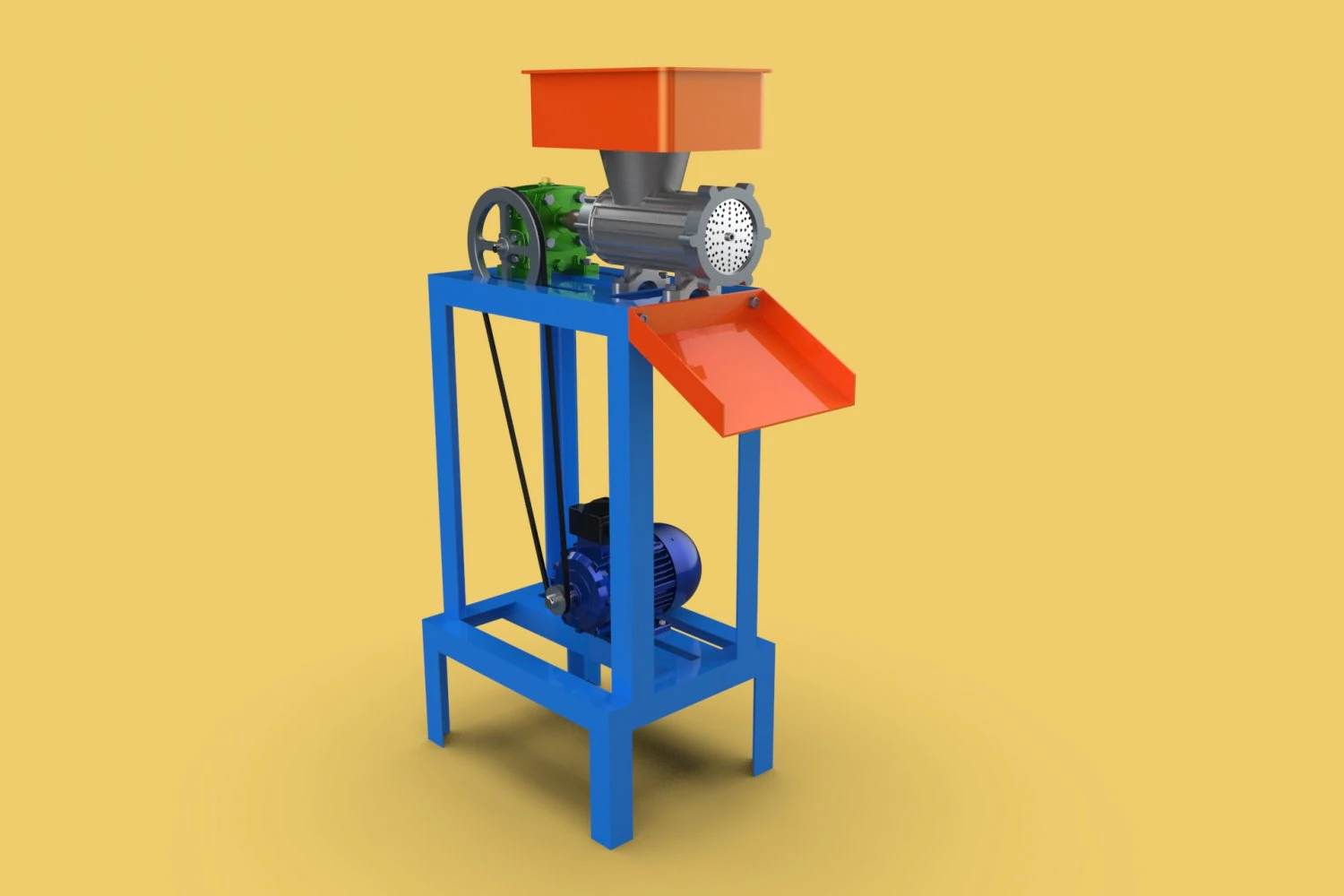 ELECTRIC MEAT GRINDER MACHINE SAUSAGE MAKER FOOD MINCER 3D Model .c4d .max .obj .3ds .fbx .stl .blend 
