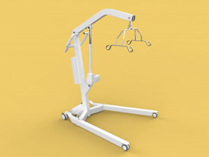 3D PATIENT HOIST PORTABLE LIFT LIFTER FOR AGED CARE HOSPITAL HOMES AND DISABILITY INDUSTRY model 3D Model