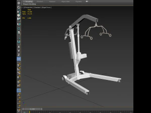 3D PATIENT HOIST PORTABLE LIFT LIFTER FOR AGED CARE HOSPITAL HOMES AND DISABILITY INDUSTRY model 3D Model