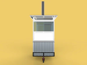 FRIED FOOD CART FRYER FOOD TRUCK CATERING SERVICE MOBILE OUTDOOR 3D Model