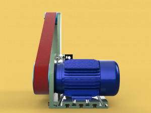 BELT GRINDER SANDER ABRASIVE POLISHER WHEEL CUTTER EDGES SHARPENER 3D Model