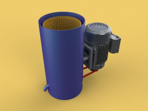 CENTRIFUGAL SPIN SPINNER DRYER MINI HYDRO OIL DRYER MACHINE 3D 3D-Modell